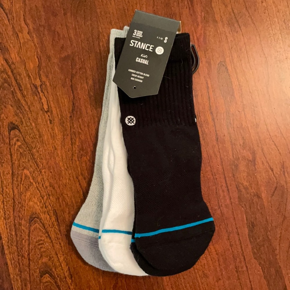 Stance Socks boys Small 3 pairs
